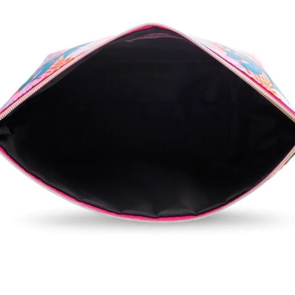 Juicy Couture Tropical Palm Monogram Cosmetic Pouch - Picture 3 of 6